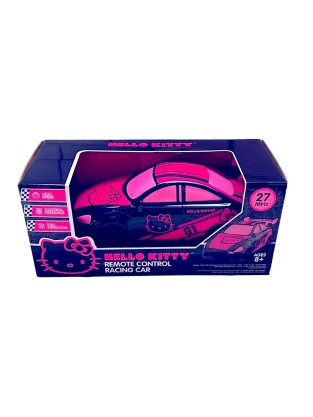Sanrio Hello Kitty RC Racing Car Pink Black Remote Control Toy Vehicle New K